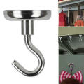 Strong Fridge Magnet Hook Key Rack Holder Magnetic Swivel Refrigerator Hanging